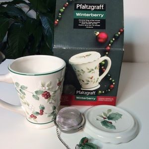 Pfaltzgraff Covered Mug w/ Tea Infuser